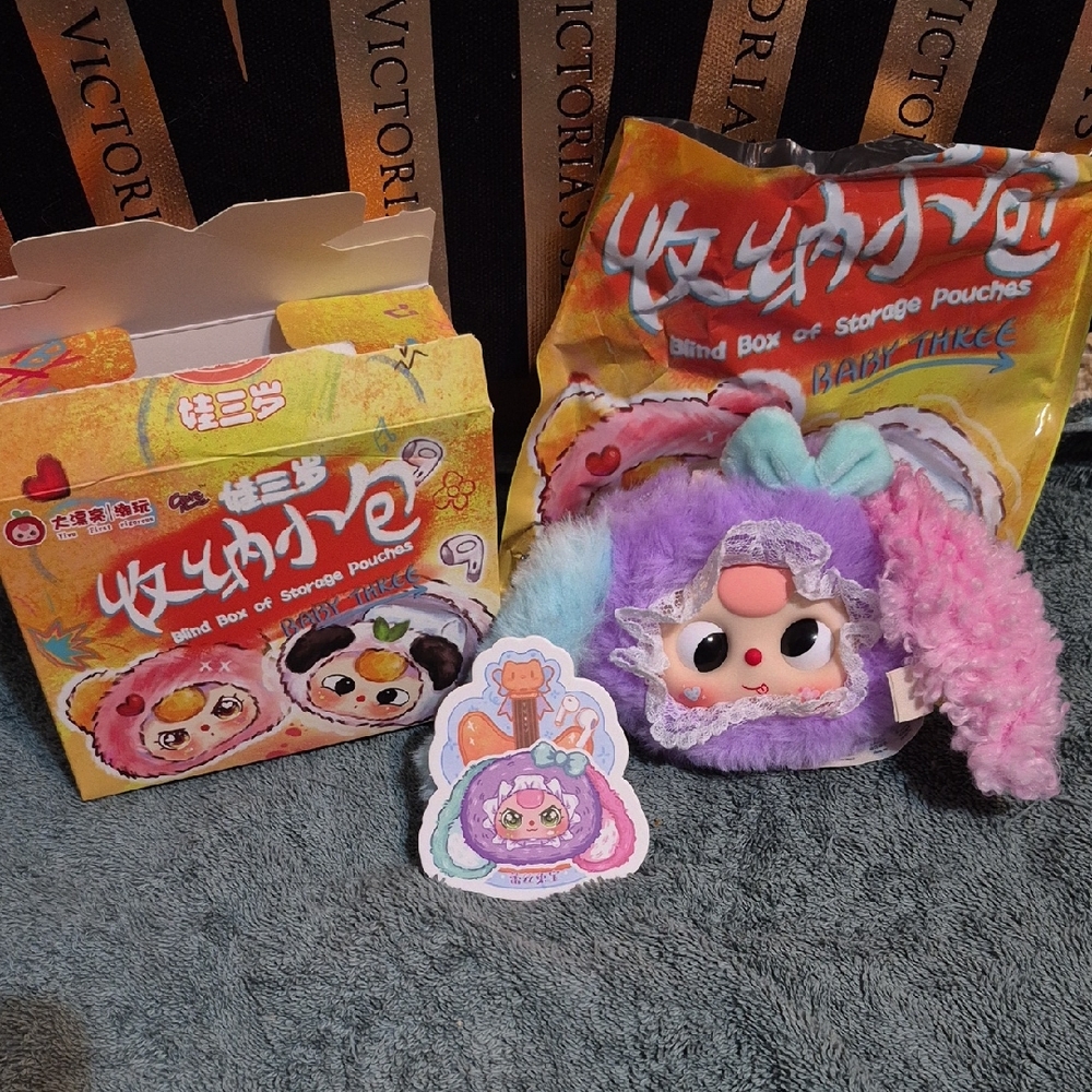 BUNNY - BB3 Plush Storage Pouch Keychain